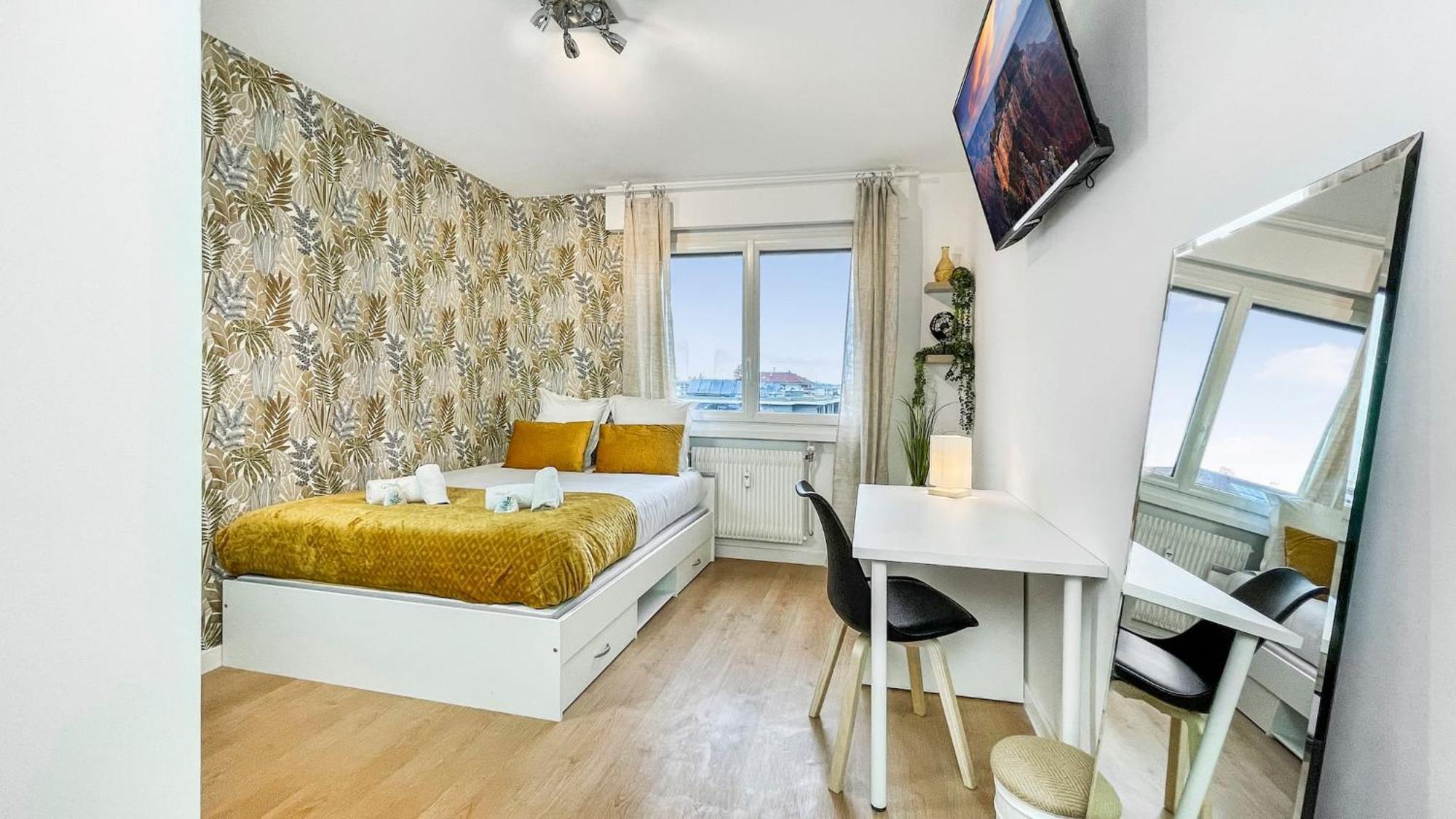 אנמסה Homey La Coloc Mugi - Colocation Haut De Gamme - Chambres Privees - Balcon - Wifi Et Netflix - Proche Transports Commun מראה חיצוני תמונה