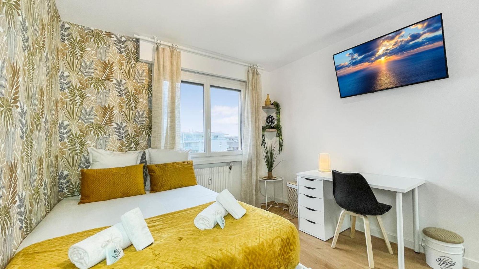 אנמסה Homey La Coloc Mugi - Colocation Haut De Gamme - Chambres Privees - Balcon - Wifi Et Netflix - Proche Transports Commun מראה חיצוני תמונה