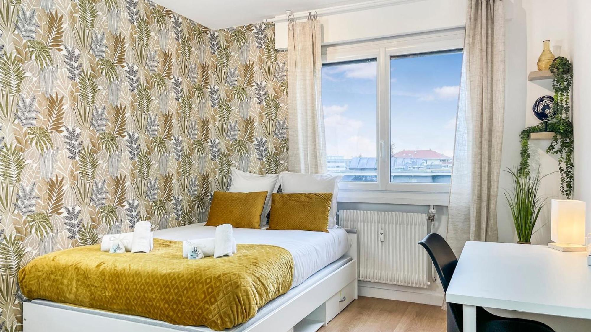 אנמסה Homey La Coloc Mugi - Colocation Haut De Gamme - Chambres Privees - Balcon - Wifi Et Netflix - Proche Transports Commun מראה חיצוני תמונה
