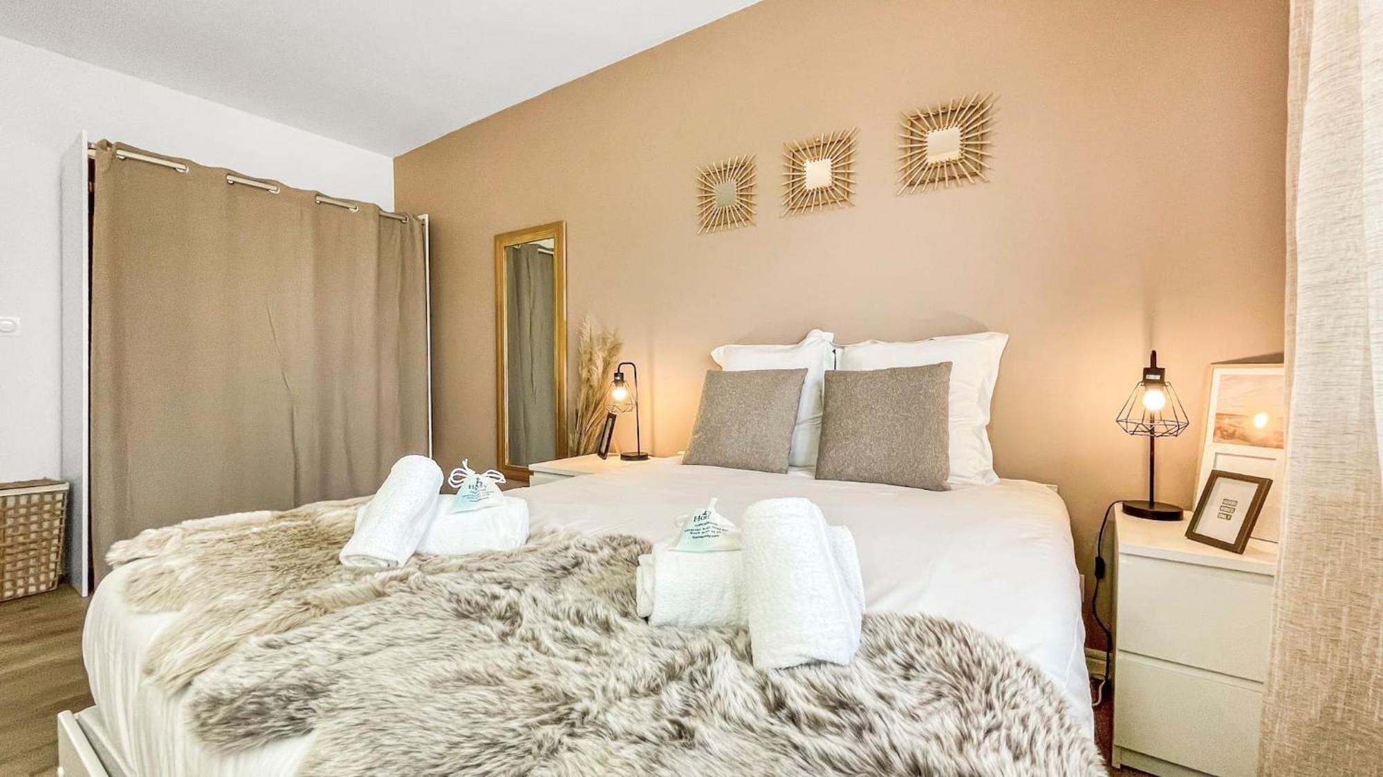 אנמסה Homey La Coloc Mugi - Colocation Haut De Gamme - Chambres Privees - Balcon - Wifi Et Netflix - Proche Transports Commun מראה חיצוני תמונה